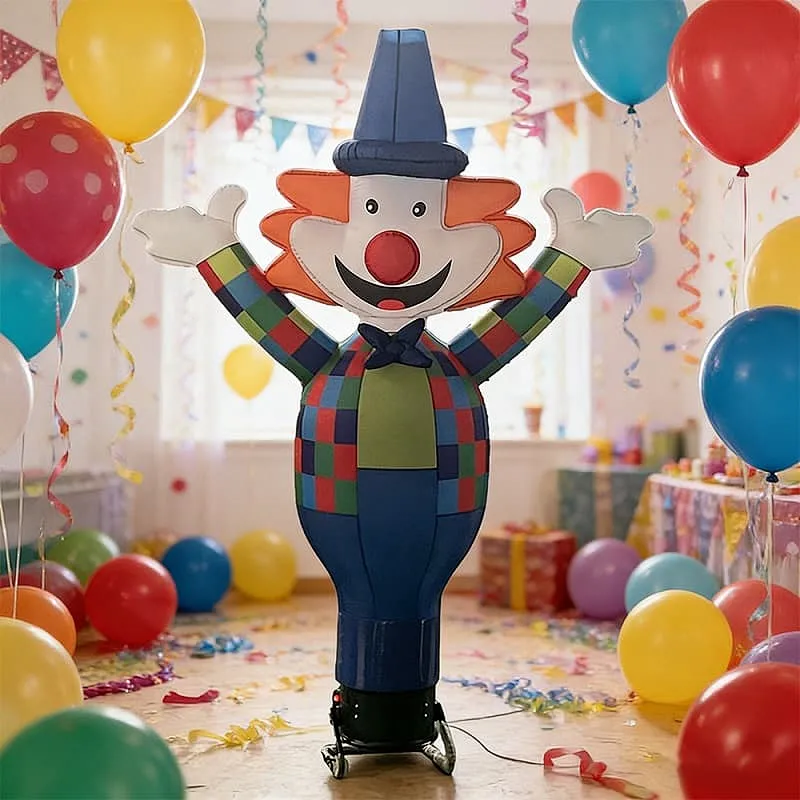 3m tall Inflatable Clown Dancer for Outdoor Commercial Events